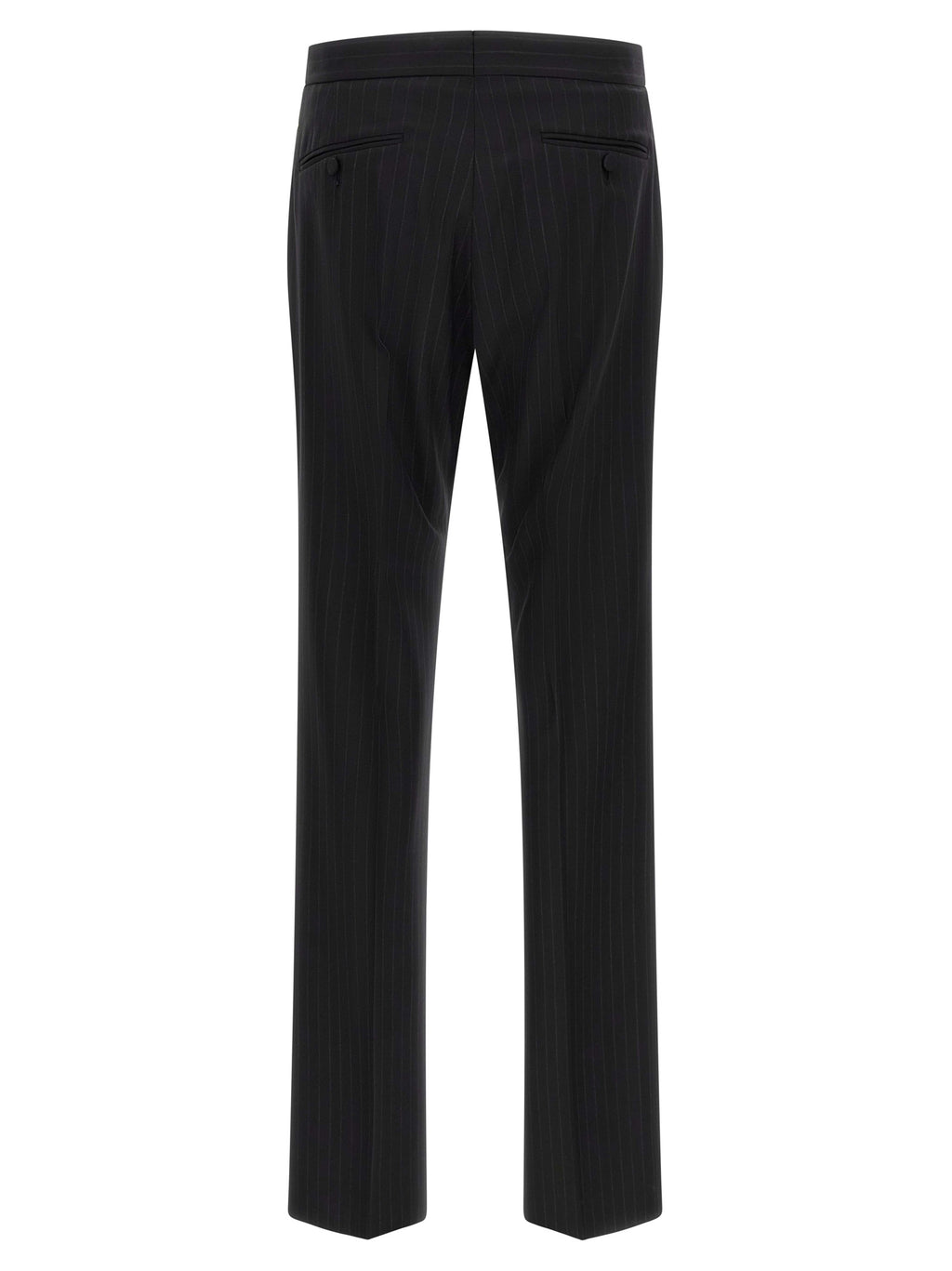 Black Wool Two-Piece Suit