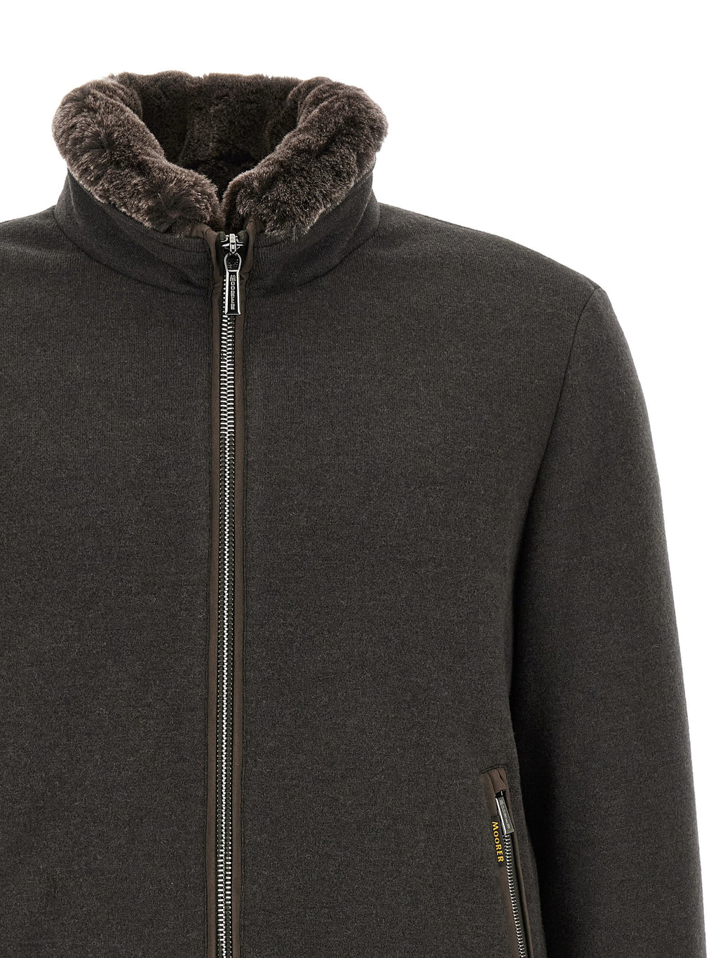 Brown Wool Bomber
