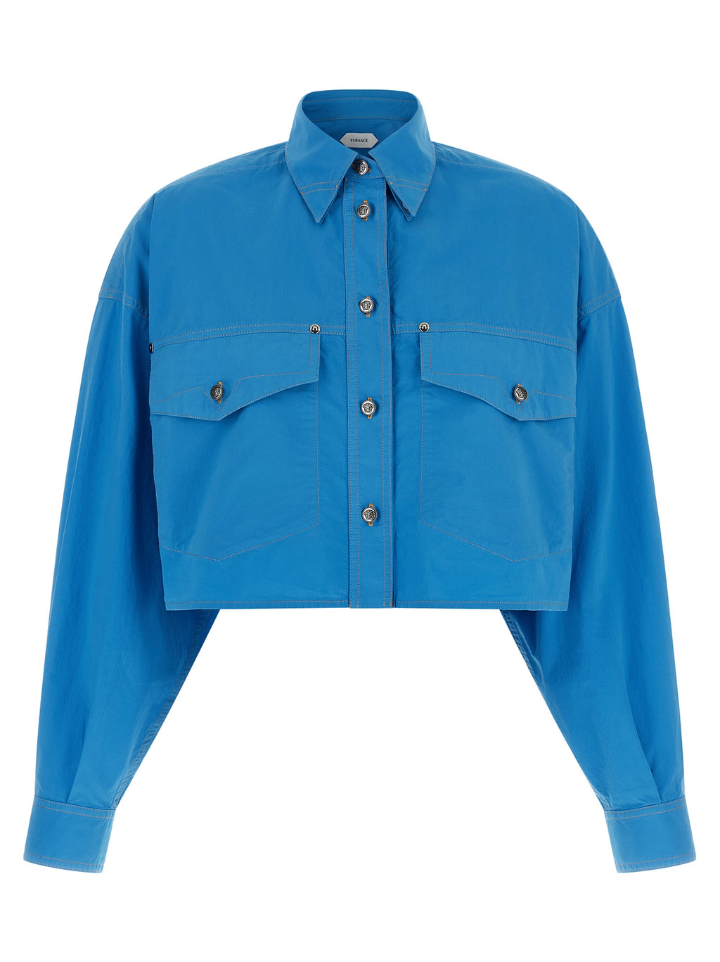 Blue Cotton Blouse