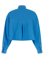 Blue Cotton Blouse