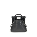 Black Calf Leather Bos Taurus Handbag