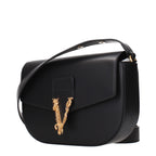 Black Leather Crossbody Bag