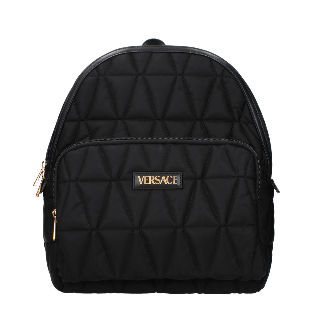 Black Fabric Backpack