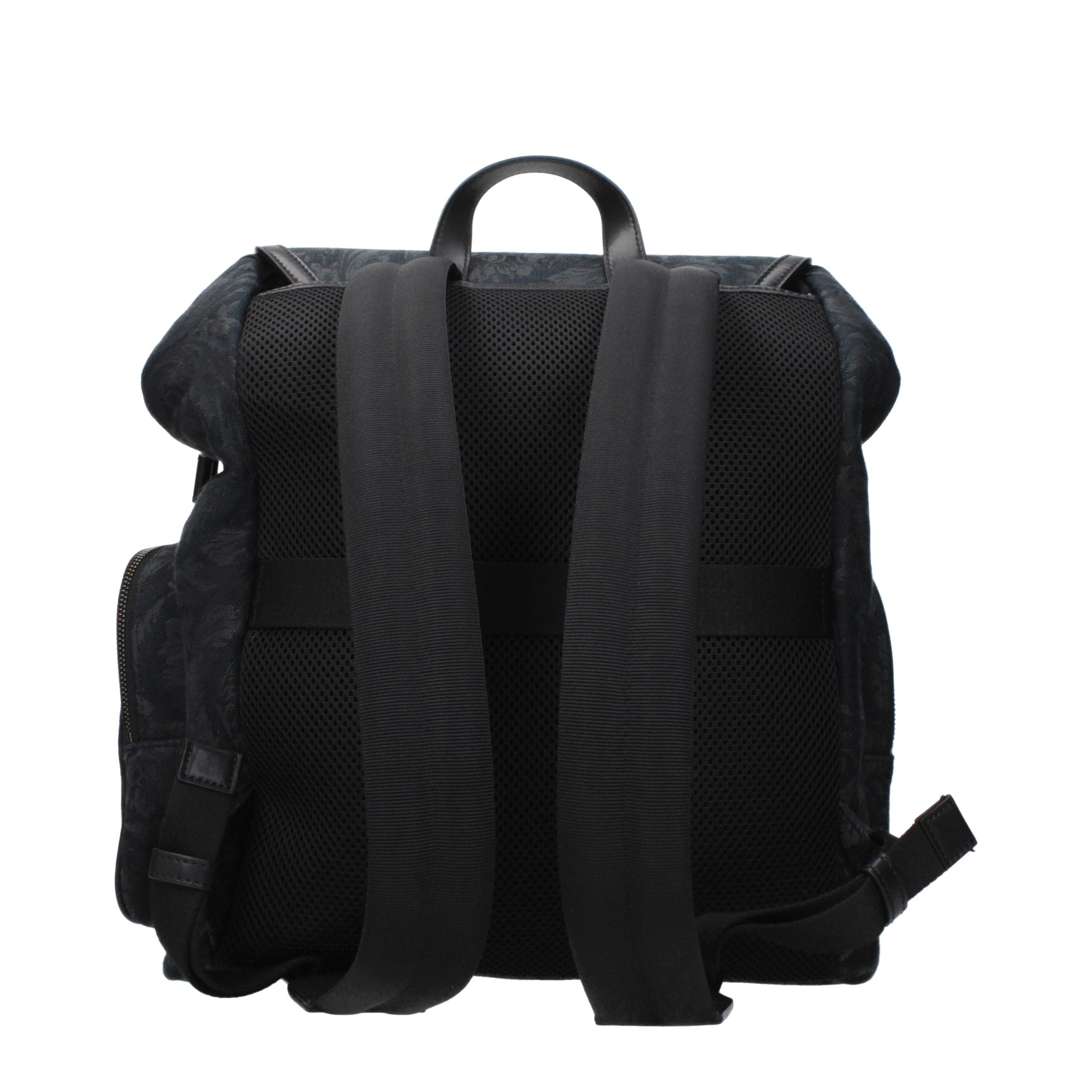 Black Fabric Backpack