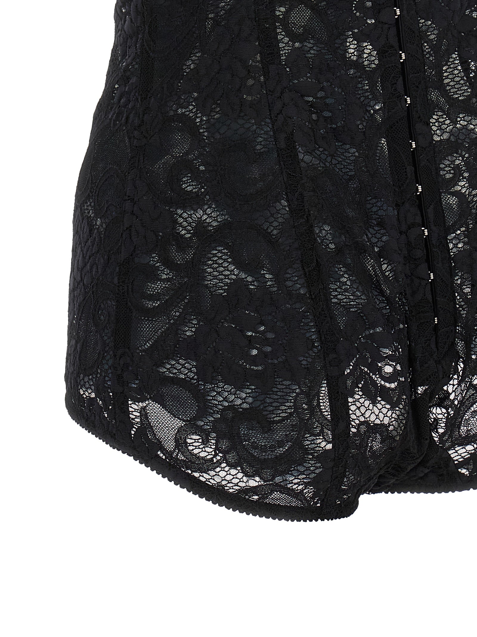 Black Polyamide Bodysuit