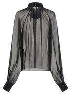 Black Silk Blouse