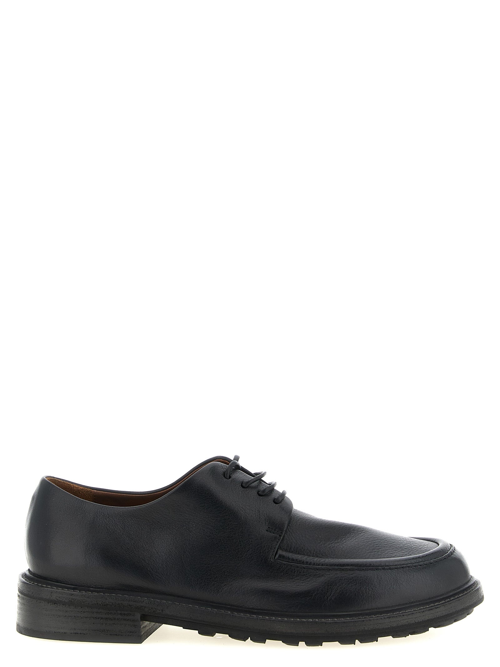Black Calfskin Oxfords And Derbies