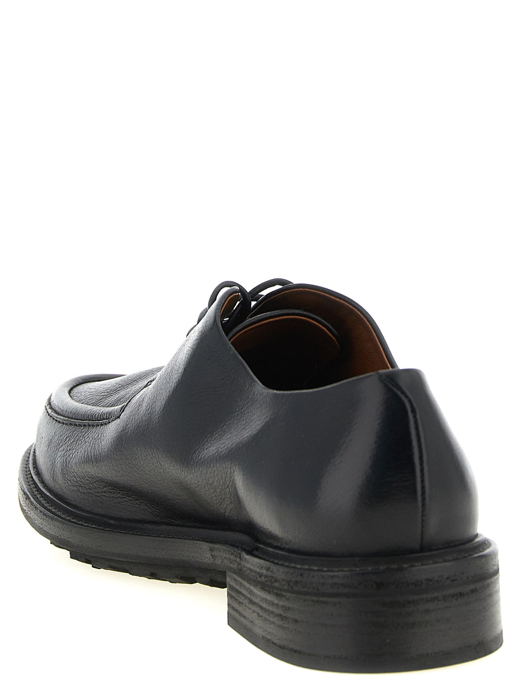 Black Calfskin Oxfords And Derbies