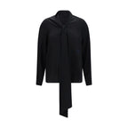Black Silk Blouse