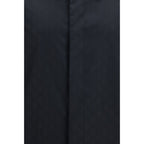 Black Polyamide Full-Length Jacket