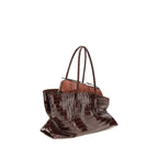 Bordeaux Calf Leather Bos Taurus Shoulder Bag