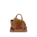 Brown Calf Leather Bos Taurus Handbag