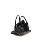 Black Calf Leather Bos Taurus Handbag