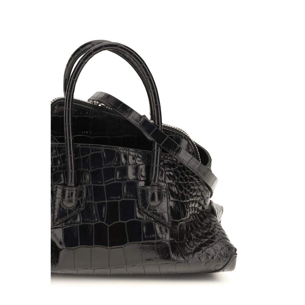 Black Calf Leather Bos Taurus Handbag