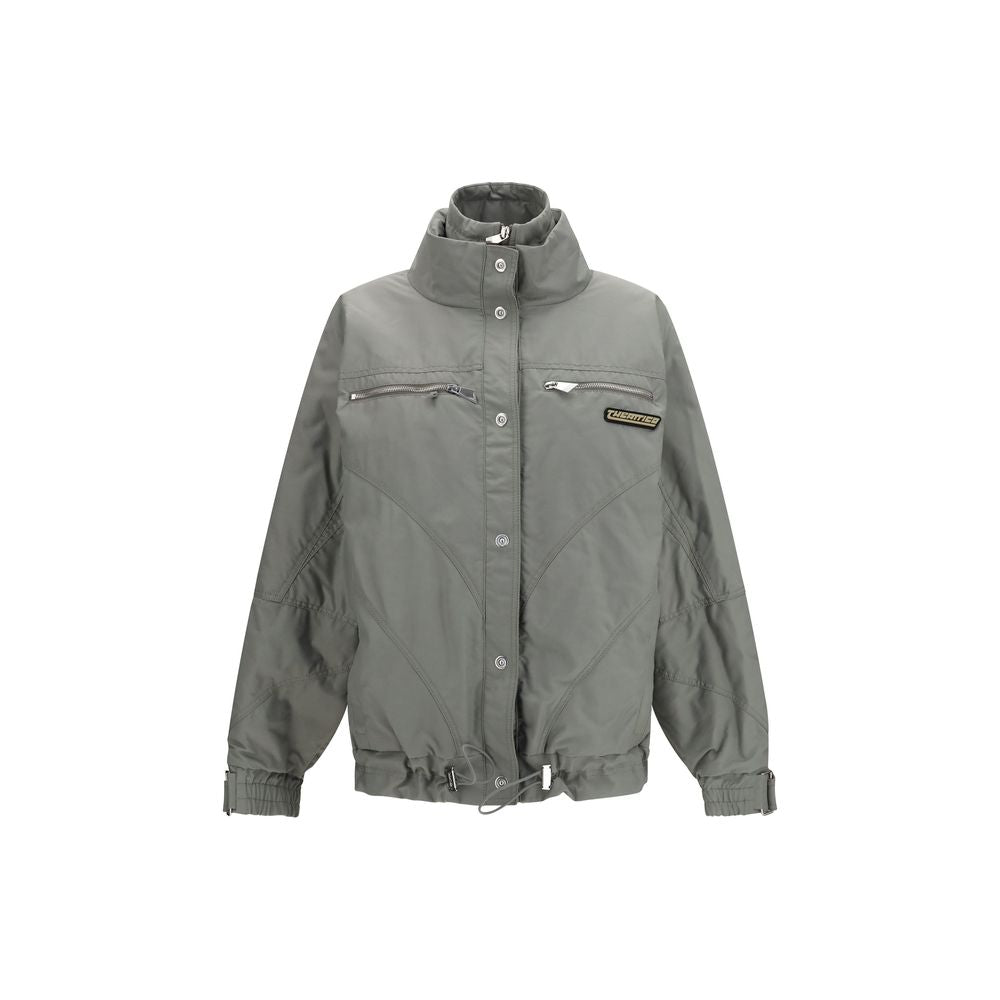 Gray Cotton Bomber
