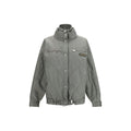 Gray Cotton Bomber