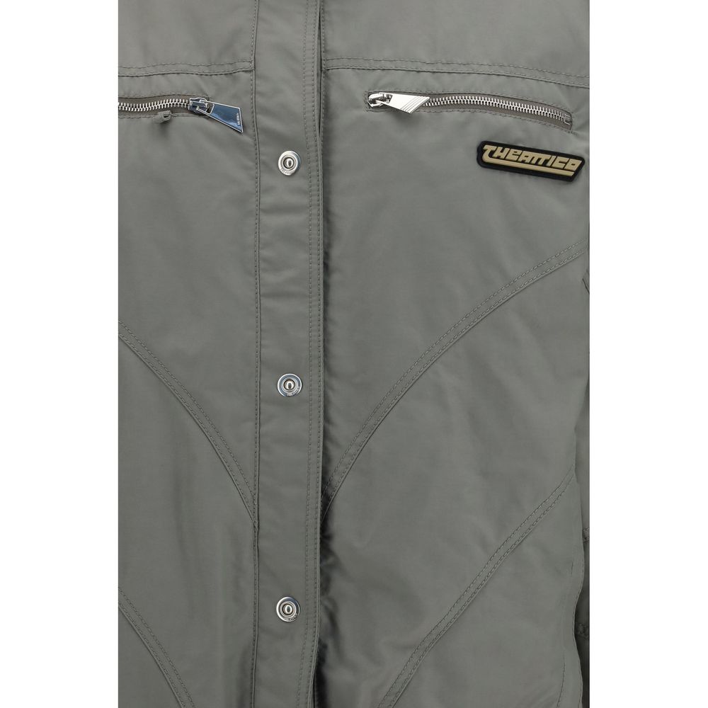 Gray Cotton Bomber