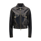 Black Lamb Ovis Aries Aries Leather Jacket