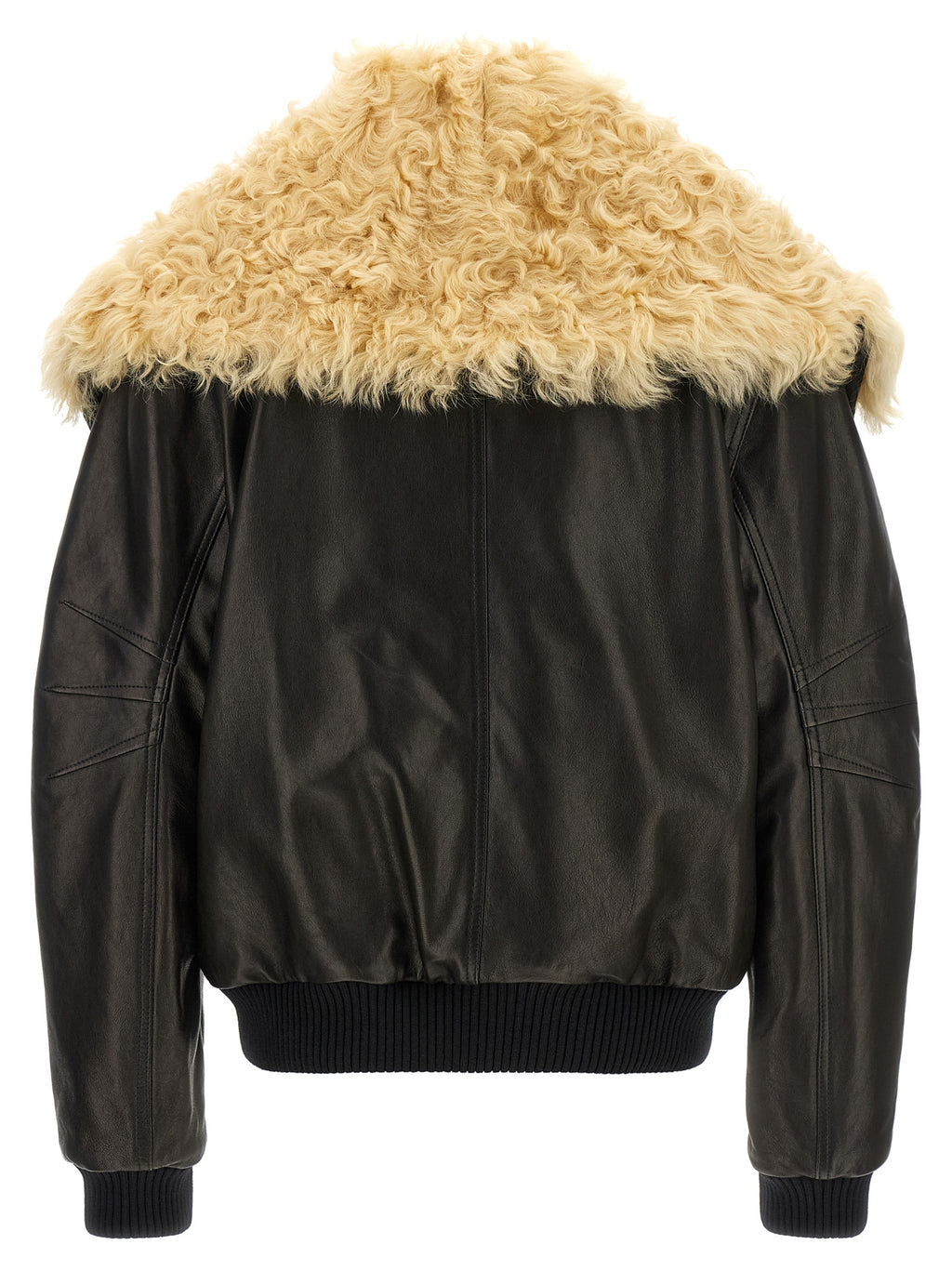 Black Lamb Leather Leather Jacket