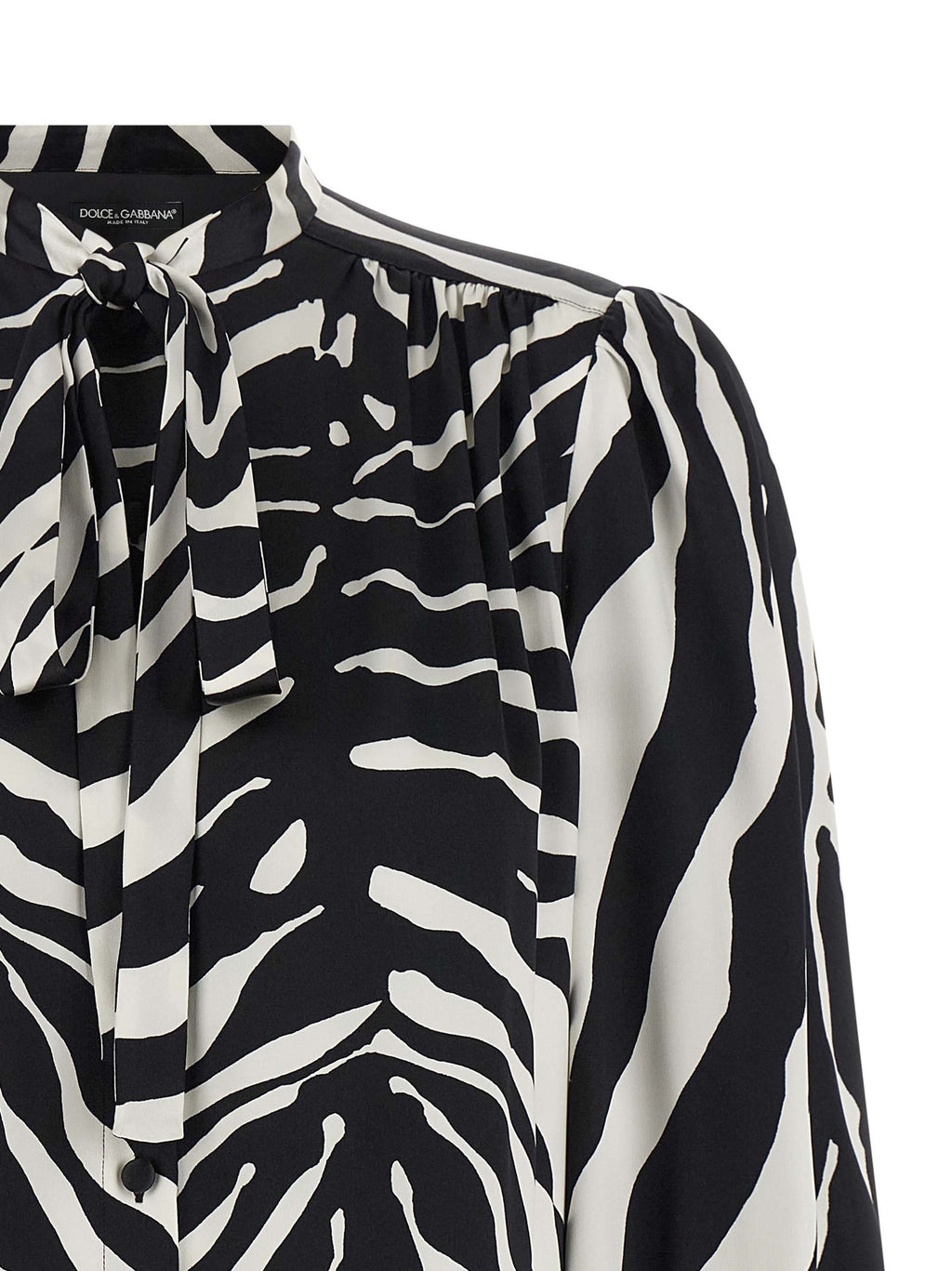 Bicolor Silk Blouse