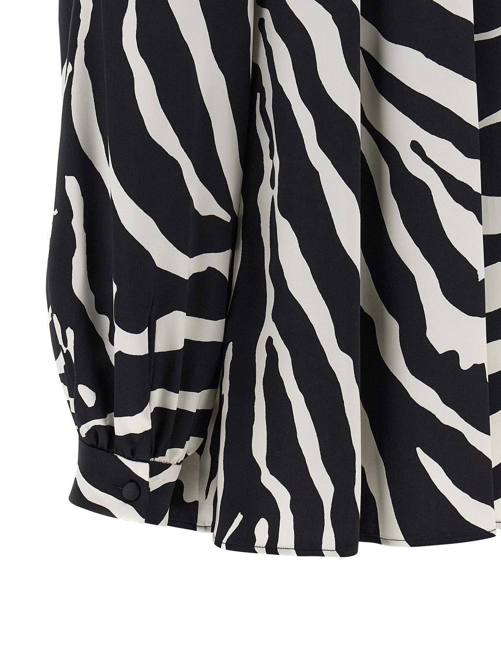 Bicolor Silk Blouse