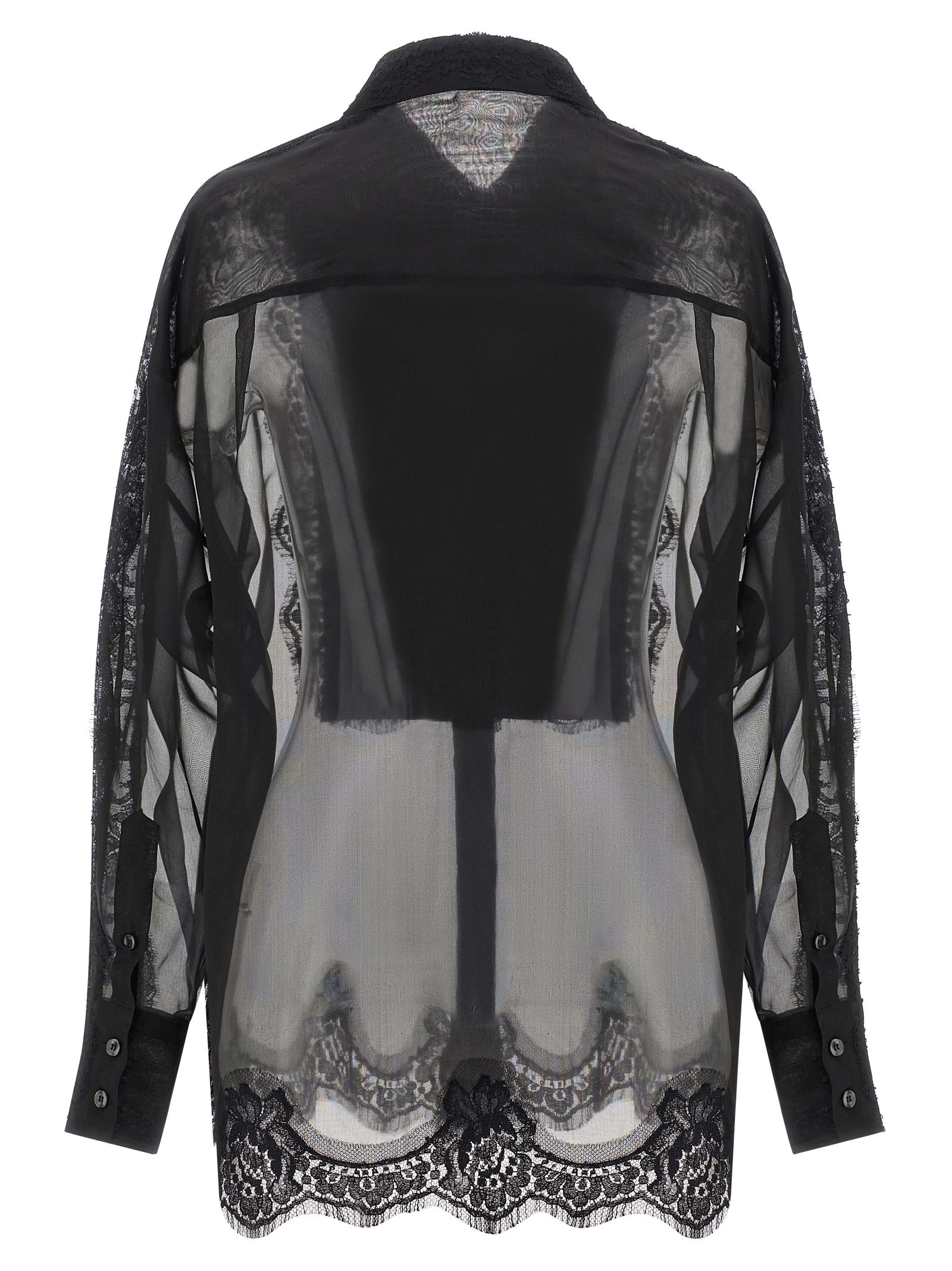 Black Silk Blouse