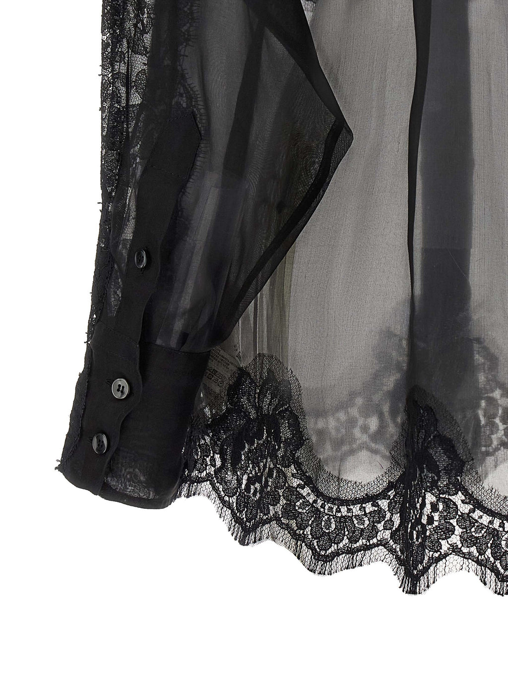 Black Silk Blouse