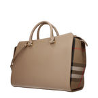 Beige Leather Handbag