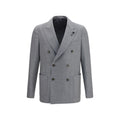 Gray Wool Oves Aries Full-Length Jacket