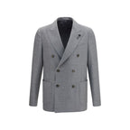 Gray Wool Oves Aries Full-Length Jacket