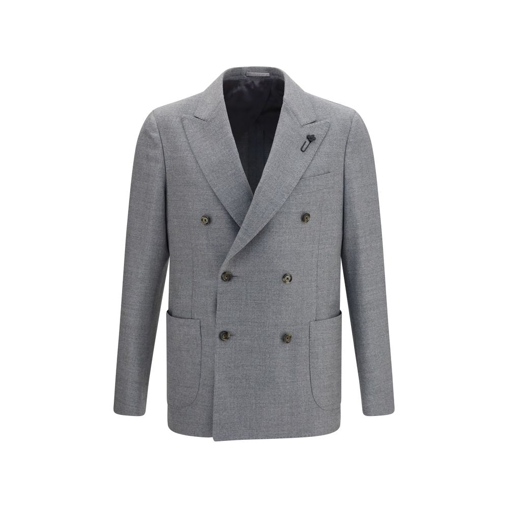 Gray Wool Oves Aries Full-Length Jacket