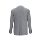 Gray Wool Oves Aries Full-Length Jacket
