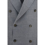 Gray Wool Oves Aries Full-Length Jacket