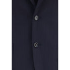 Blue Wool Oves Aries Two-Piece Suit
