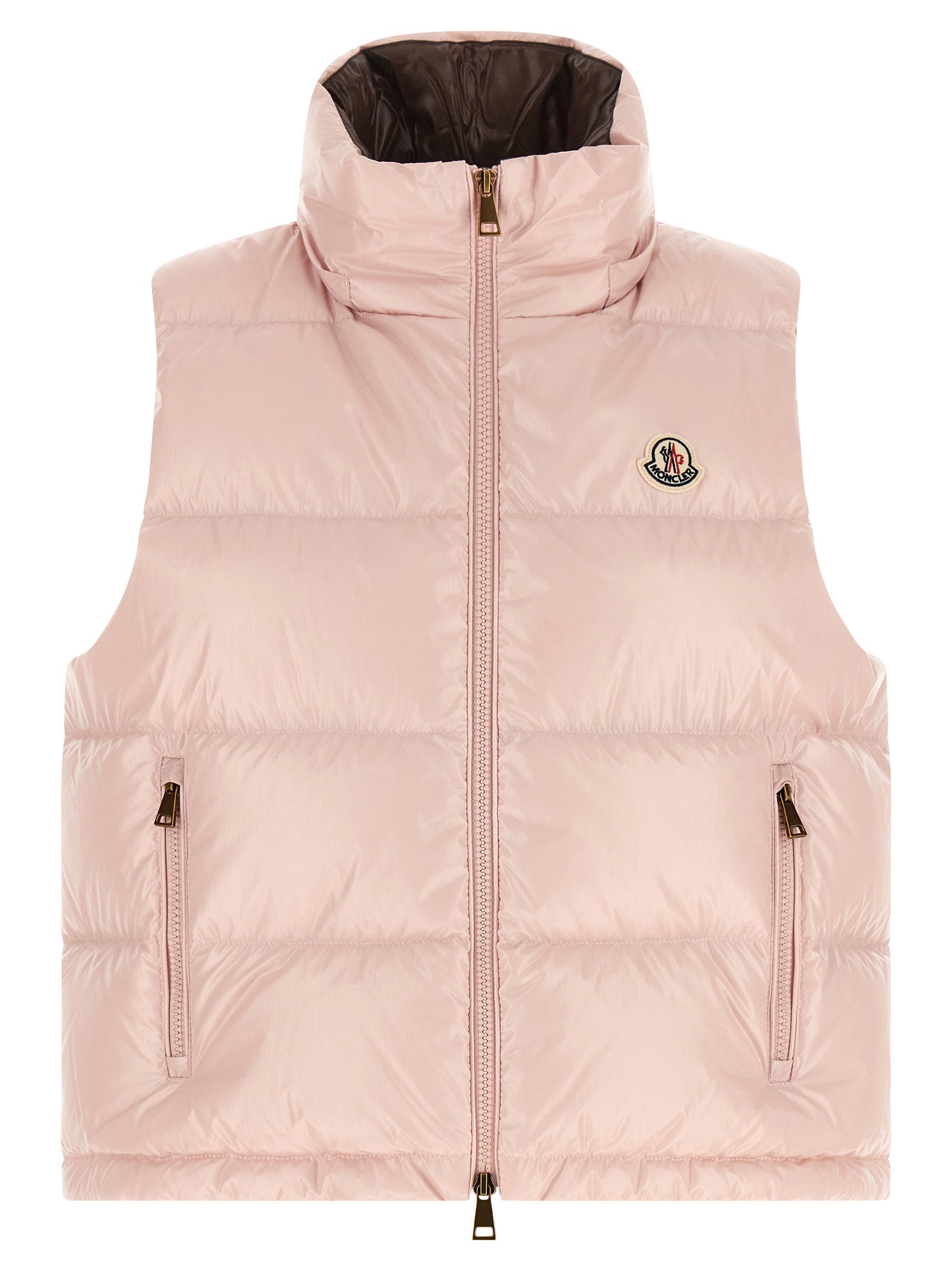 Multicolor Polyamide Sleeveless Jacket