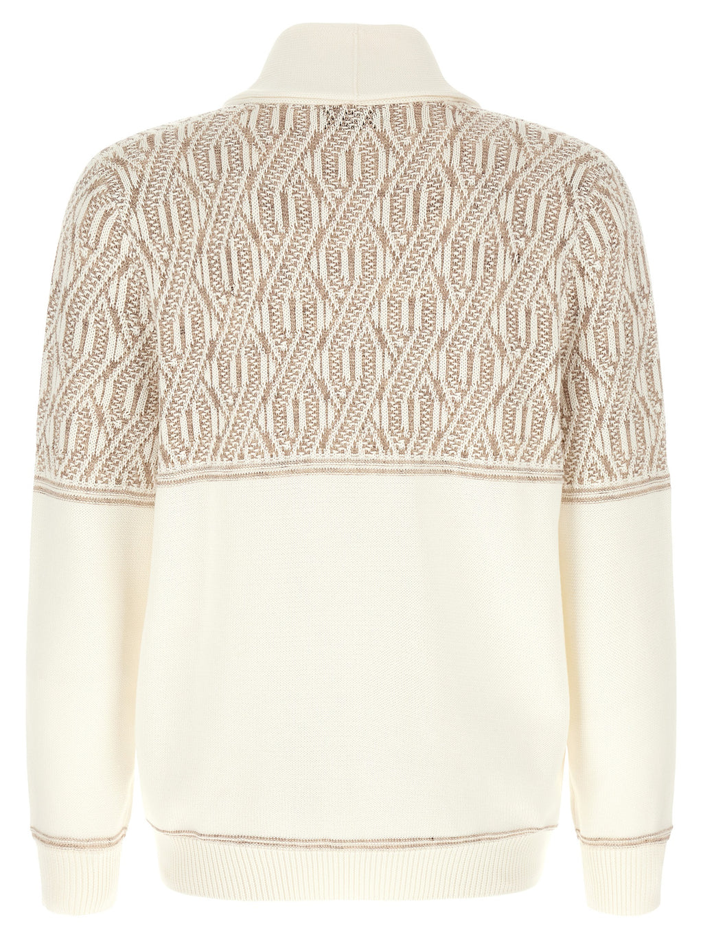 Beige Cotton Cardigan