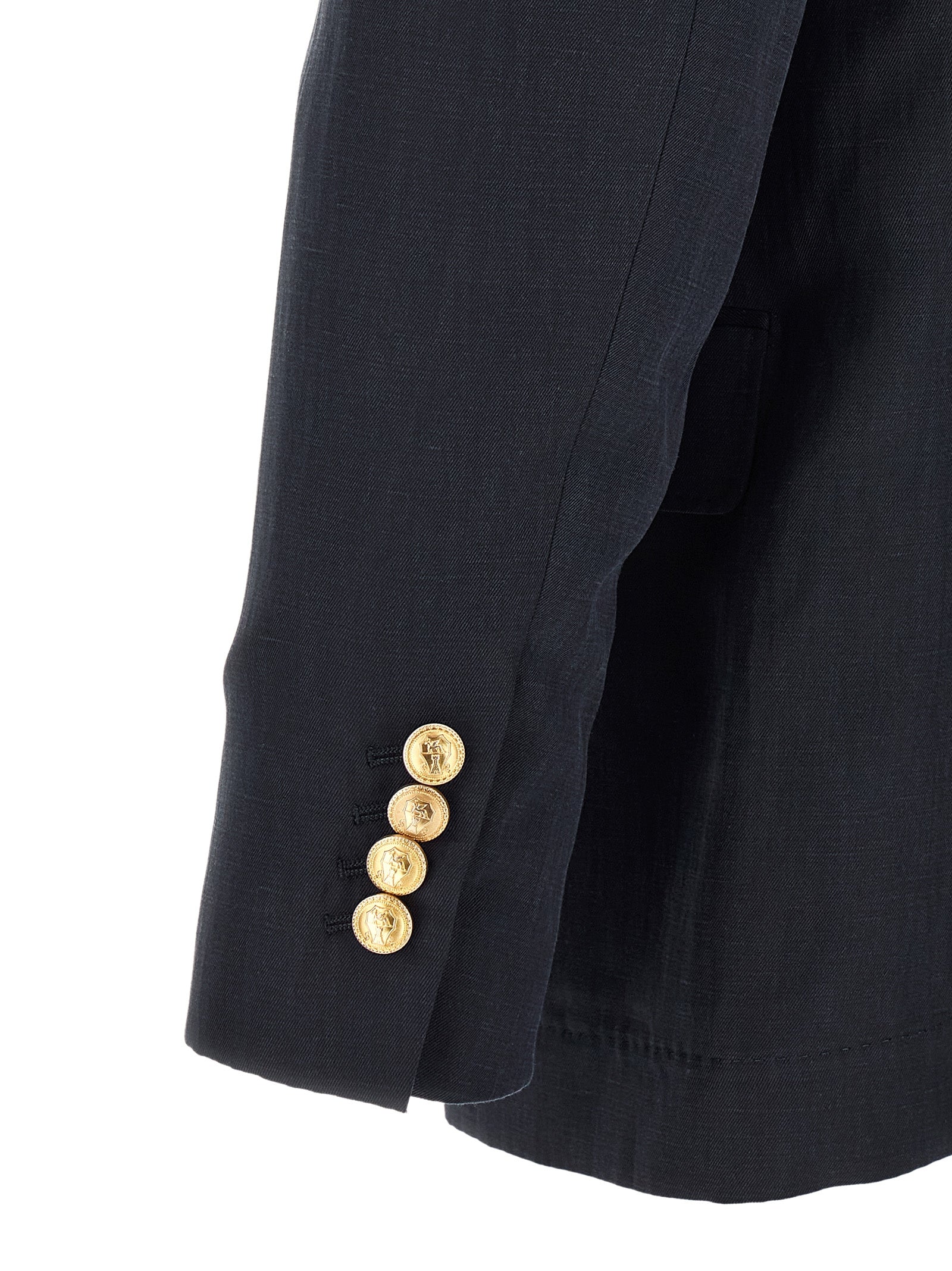 Blue Silk Blazer