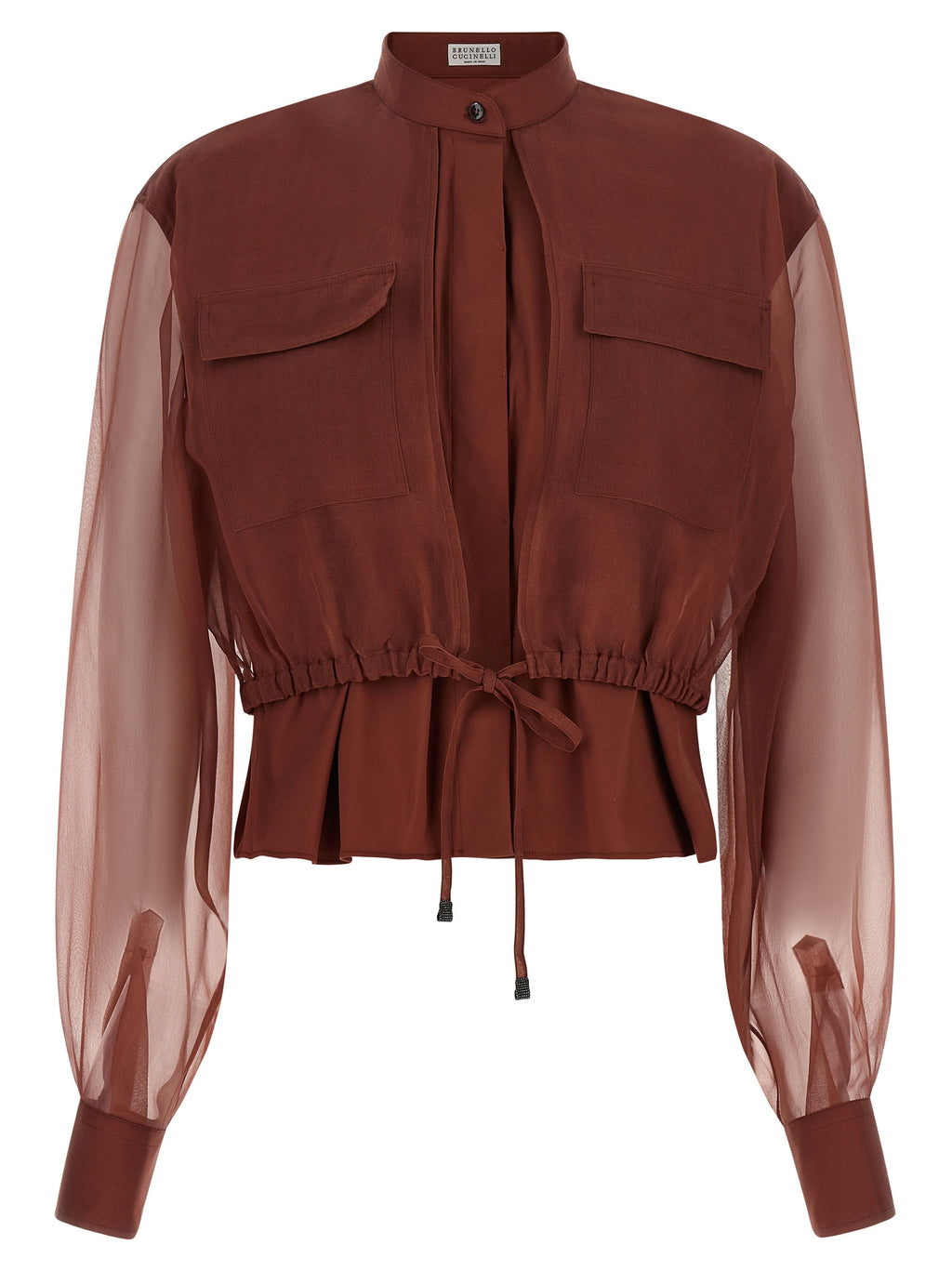 Brown Cotton Blouse