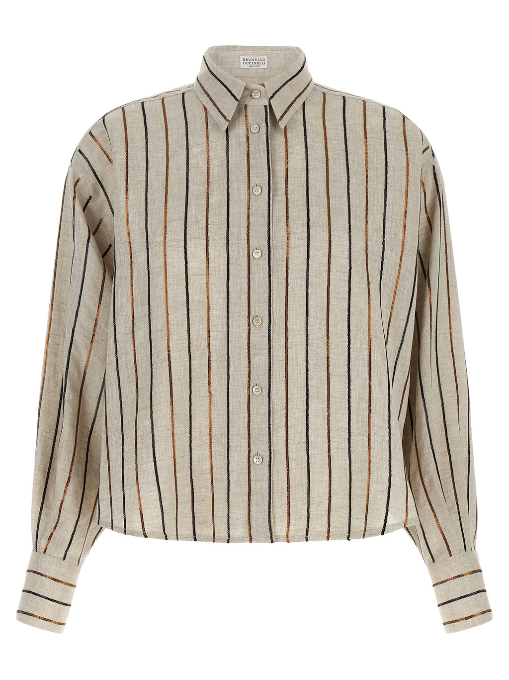 Beige Linen Blouse