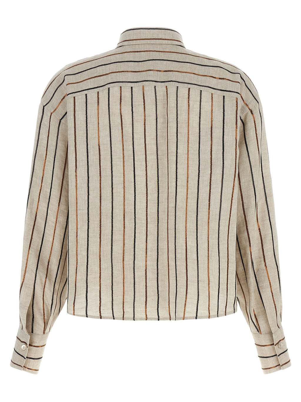 Beige Linen Blouse