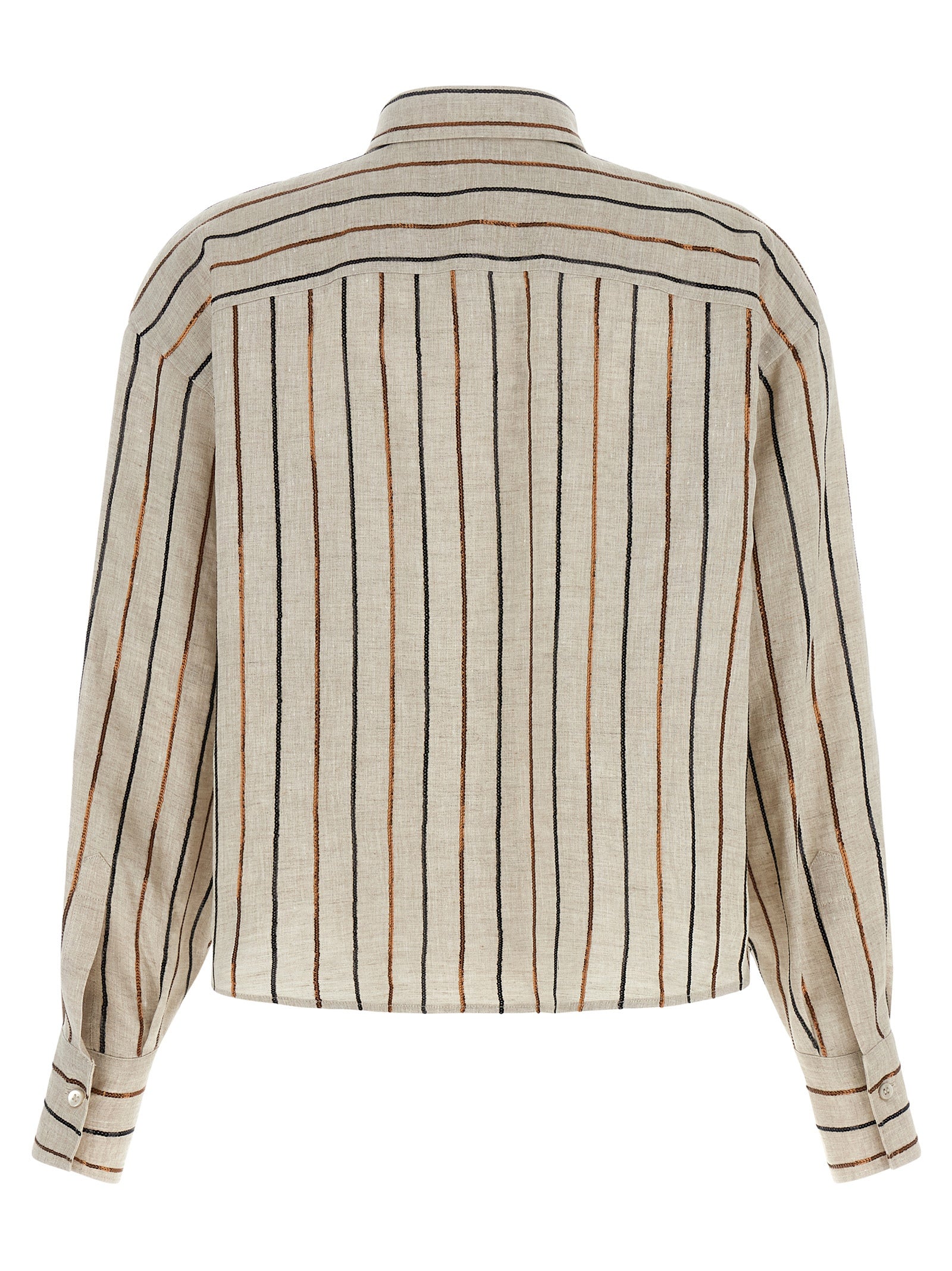 Beige Linen Blouse