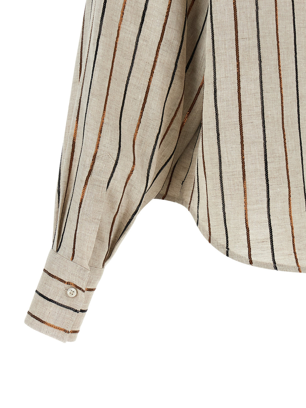 Beige Linen Blouse
