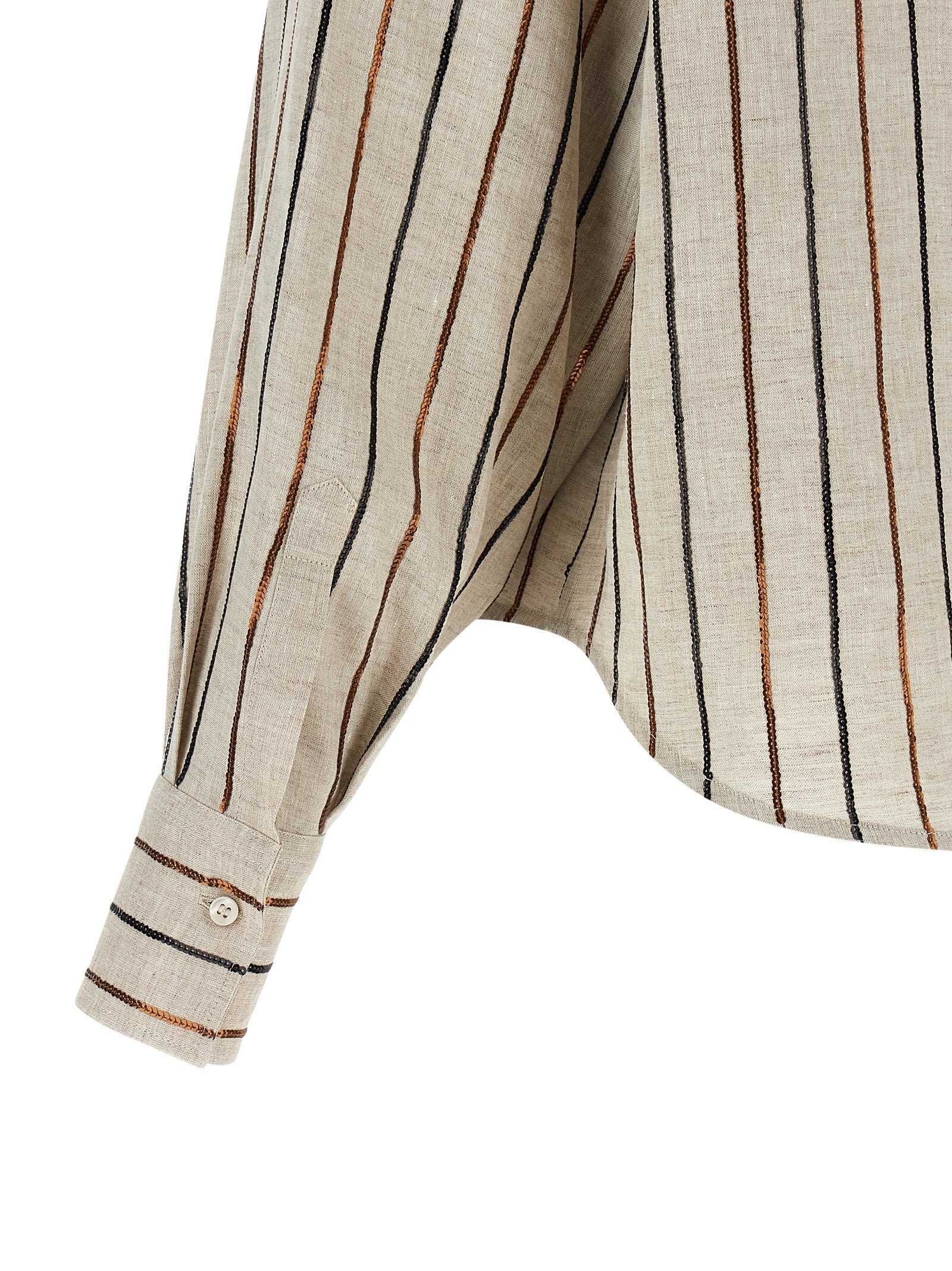 Beige Linen Blouse