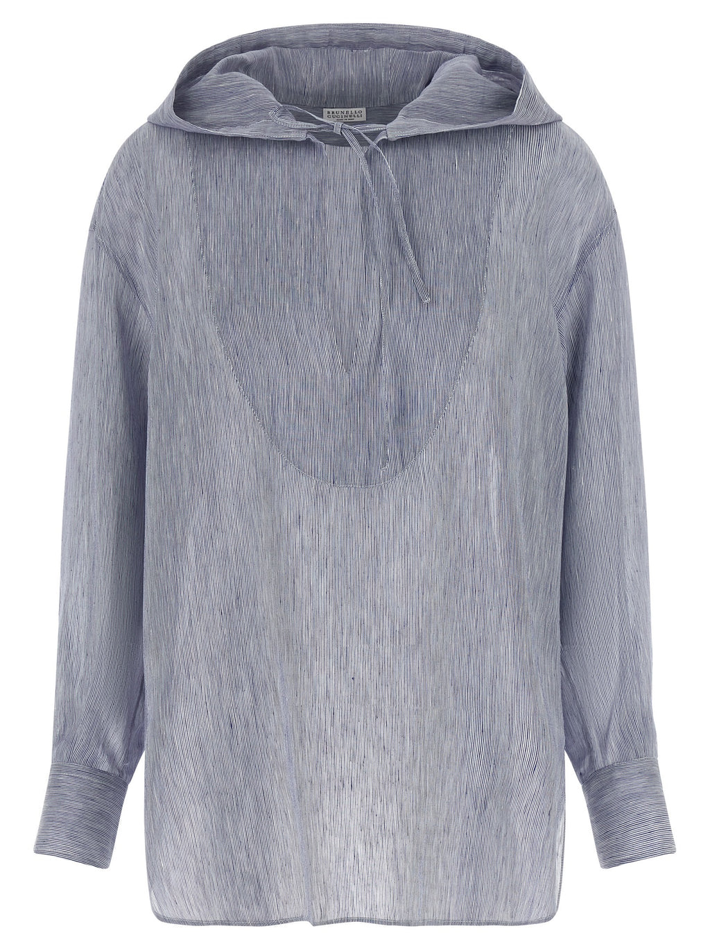 Blue Linen Blouse