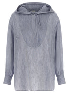 Blue Linen Blouse