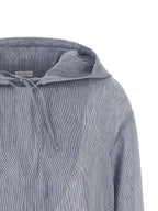 Blue Linen Blouse