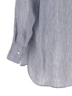Blue Linen Blouse