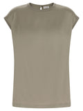 Bicolor Silk Blouse