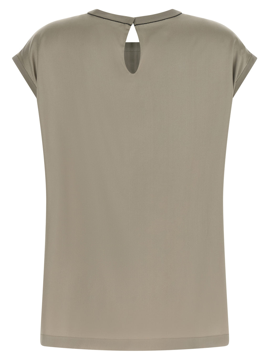 Bicolor Silk Blouse
