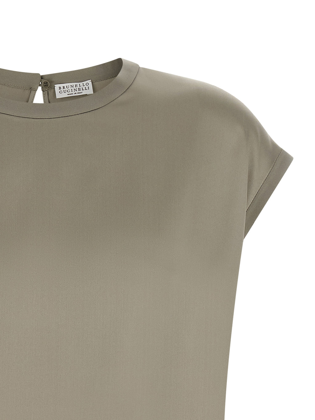 Bicolor Silk Blouse